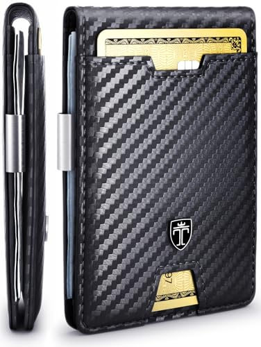 TRAVANDO Mens Wallet with Money Clip AUSTIN RFID Blocking Bifold Credit Card Holder for Men with Gift Box