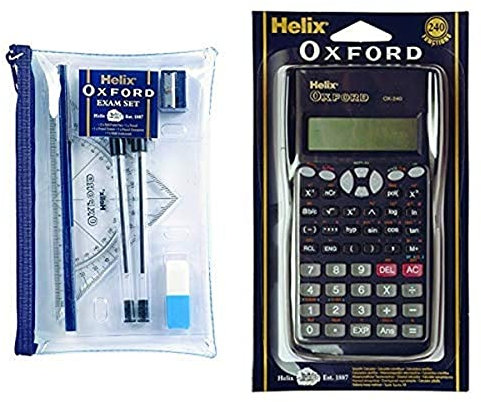 Helix Oxford Exam Stationery Set and Helix Oxford Scientific Calculator