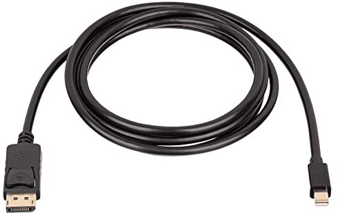 AKYGA Kabel DisplayPort - miniDisplayPort AK-AV-15 1.8m gold plated black adapter DP to mini DP 4k 24 bit NVIDIA G-Sync AMS FreeSync