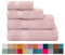 TRAMAS+ Juego de Toallas Premium 700gr de 4 Piezas, 100% Algodón, 2 Toallas de Mano 50x100 cm y 2 Toallas de baño de 70x140cm, Extra Suaves, Secado Rápido, Alta Absorción - Rosa Palo