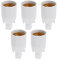 fwqnvSI Portalampada, attacco for lampadina, 5 pezzi, adattatore for attacco G24 a E26/E27, adattatori for base lampada conduttiva Gx24d a 2 pin, convertitore for attacco luce Edison medio da G24d a