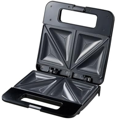 DOITOOL Sandwichera Eléctrica Mini Máquina Para Desayunos y Pasteles Con Sartén Antiadherente Para Hacer y Sándwiches Casa