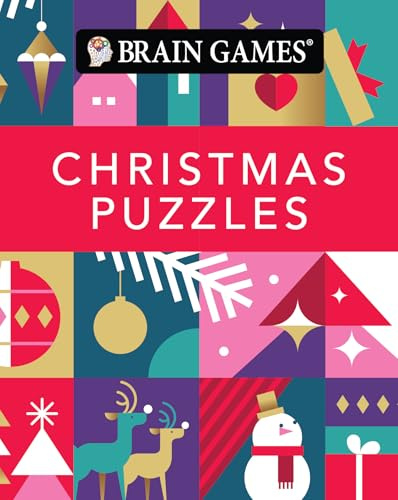 Brain Games - Take-Along - Christmas Puzzles (Stocking Stuffer - Design Cover) (Volume 2)