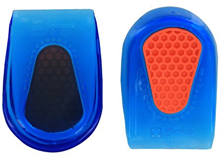 Spenco Gel Heel Cup Shoe Inserts for Pain Relief from Heel Spurs or Bruising, Medium/Large