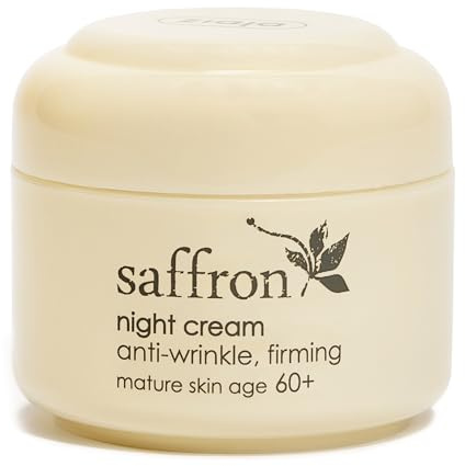 Ziaja Azafrán Crema Facial de Noche 50 ml | Nutritiva y Reafirmante para Pieles a partir de 60 años de ZIAJA