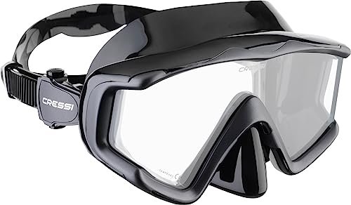 Cressi Liberty - Tauchen, Apnoe und Schnorchelmaske - Erhältlich in der Version mit Zwei/Drei Gläsern
