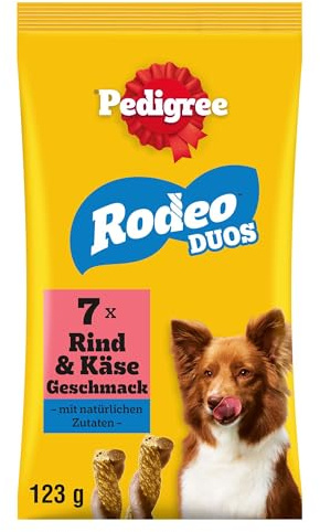 Pedigree Rodeo Duos 7 Torsades au Bœuf et au Fromage friandises pour Chien (Pack de 10)