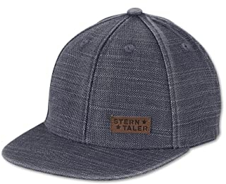 Sterntaler Baby Jungen Baby Cap Baseball-Cap Struktur - Baby Baseball Cap, Kinder Basecap, Kindermütze - aus Baumwolle - blau, 49