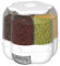 Distributeur de Nourriture Rotatif - Seau de Voyage - Réservoir de Stockage de Riz scellé - Boîte de Rangement pour la et la Cuisine