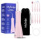 MySmile Water Dental Flosser for Teeth Cordless Oral Irrigator 5 Cleaning Modes 8 Replaceable Jet Tips IPX 7 Waterproof USB Rechargeable Water Dental Picks for Teeth Cleaning with PU Bag Pink