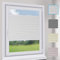 Sekey Plissee ohne Bohren Verdunkelung, Fenster Plissee Klemmfix Jalousie 75 cm breit, Verspannt Blickdicht Sonnenschutz Fensterollo, 75x120cm, Weiß