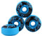 Niiyen Skateboard Rollen, Longboard Skateboard Rollen, 52mm x 30mm 4 Stück/Set Outdoor Classic Durable PU Cruiser Longboard Skateboard Rollen(Blau)