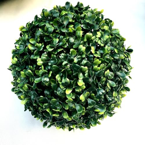 ATYUJKB Piante a Cupola di Artificiale, Palle di bosso Artificiale con Palla topiaria, Palle Decorative di bosso Finto, Piante finte di Artificiale, Piante di Alberi topiari