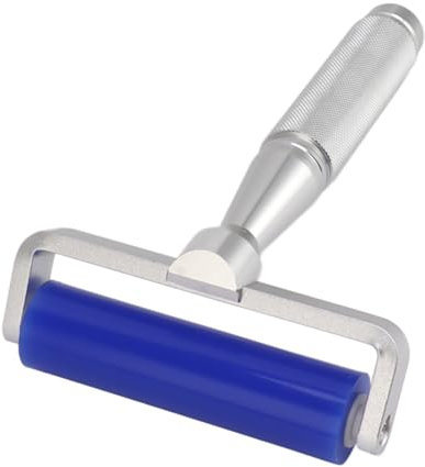 NOENNULL Rullo per Schermo in Silicone, Cuscinetto in Blu, Antistatico, ad Alto carico, Manuale in Silicone per Schermo (8 Pollici)