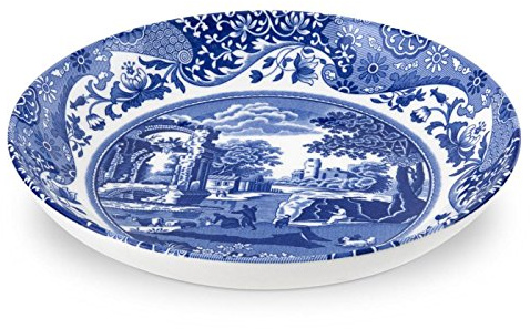 Spode Blue Italian Pasta Bowl, Set of 4 9, White