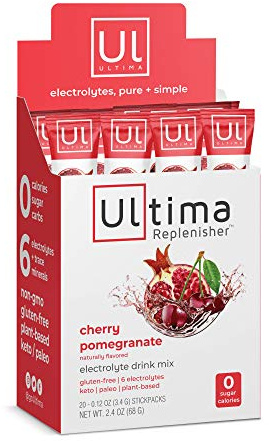 Ultima Health Products - Ultima Replenisher Electrolyte Powder Cherry Pomegranate - 20 Packet(s)