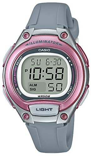 CASIO COLLECTION DamenArmbanduhr Digital Quarz Harz LW-203-8AVEF