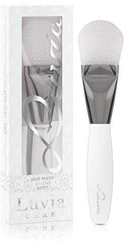 Luvia Maskenpinsel Silikon S502: Duo Silikonpinsel Für Masken, Gesichtsmaske, Augenmaske & Serum
