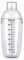1 x 700 cc/680 ml Cocktail-Shaker, Kunststoff, Harz, transparente Getränke-Shaker-Flasche mit Skala und Sieb, Mixer, Shaker-Tasse, Flasche für Zuhause, Bar, Milch, Tee, Shop, Party, Café, Restaurant