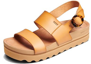 Reef WOMENS SANDALS, VISTA HI BUCKLE, NATURAL, 9 UK