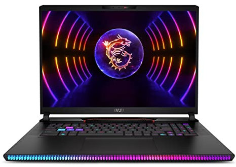 MSI Raider GE78-HX 17 Inch QHD Gaming Laptop - (Intel Core i9-13950HX, Nvidia GeForce RTX 4080, 32GB RAM, 2TB SSD, Windows 11 Home) - Core Black
