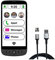 Amplicomms M510-M Smartphone 4G pour Personnes âgées avec câble magnétique de Charge - Téléphone Portable à Grosses Touches Facile à Utiliser pour Séniors - Touche SOS. Version France-Benelux