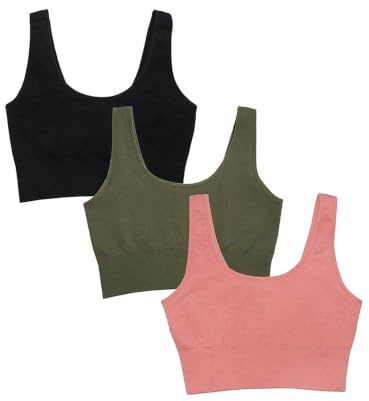 Fruit of The Loom Women's 3-Pack Seamless Full-Coverage Back Smoothing Wireless Bra