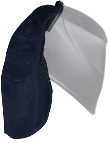 Schweißhelm hintere Verlängerungsabdeckung, Helmhals, Nackenvisier, blendfrei, mit Press-Fit-Dichtung