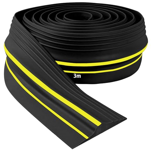 Joint Porte de Garage 3M Seuil D'étanchéité en Caoutchouc Épaisseur Joint de Seuil pour des Garages Propres et Secs