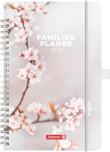BRUNNEN Bokkalender familjeplanerare (2025) Blossom, 2 sidor = 1 vecka, A5, 192 sidor, inbunden
