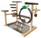 Vogelspielplatz, Vogel Aktivitätszentrum, Großer Vogelspielplatz Fitnessstudio, Hängender Vogelspielständer, Vogelsitzstange Spielplatz für Sittiche und Papageien Spielen