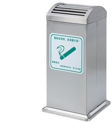 SLMSMSH Cendrier Debout Poubelle extérieure Seau à Cendres extincteur de fumée Seau à mégots de Cigarettes en Acier Inoxydable Grand cendrier sur Pied Cendrier pour l'extérieur (Color : A-118A)