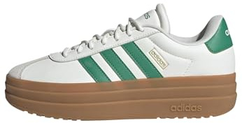 Adidas Damen VL Court Bold, Weiß/Court Green/Gold Metallic, 8