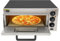 Four à pizza, plan de travail, électrique, 2000 W, pour l'intérieur, four à pizza commercial, avec température réglable et minuterie de 0 à 30 minutes, pour hôtel, restaurant, maison