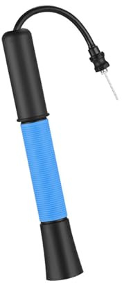 Inflador de bola con doble salida para baloncesto, fútbol, voleibol de playa, construido con aguja de almacenamiento, plan compacto y portátil, herramienta de inflado para equipo deportivo, ergonómico