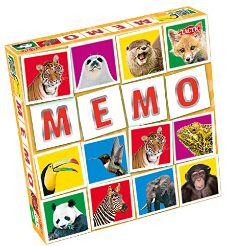 Wildlife Memo Game 41441 Tactic Memo Wildlife, Multicolor