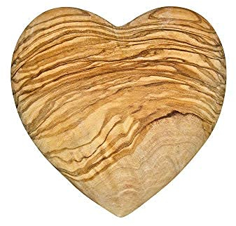 NATUREHOME Deko-Herz Handschmeichler aus Olivenholz 10 cm