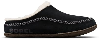 SOREL Men's Falcon Ridge ll Slipper - Black, Dark Stone - 8