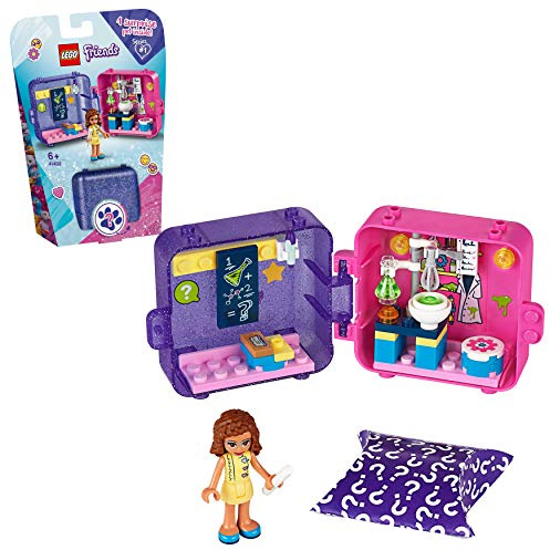 LEGO 41402 Friends Olivia's Play Cube Series 1, Collectible Mini Playset, Portable Travel Case