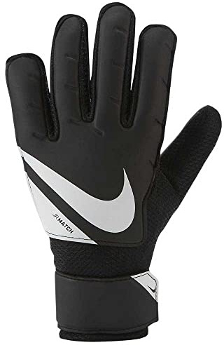 Nike NK GK Match Jr - FA20 Gants de Foot Enfant Black/White/(White) FR: XS (Taille Fabricant: 3)