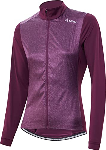 Löffler Damen Light Bike Hybrid Jacke, Amethyst, 40