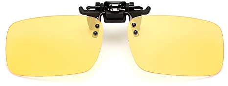 SagaSave Occhiali con clip anti luce blu bloccante filtraggio per computer gaming lettura occhiali lettura