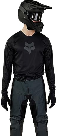 Fox Racing 180 Blackout Motocross Jersey, Black, Large