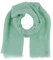 FRAAS Damen-Schal 120 x 160 cm - Modische Stola mit Fransen in Wollmischung - XXL-Schal für kalte Tage Powder Mint