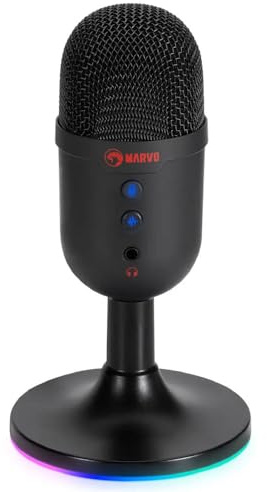MARVO MIC-06 BK trådbunden mikrofon