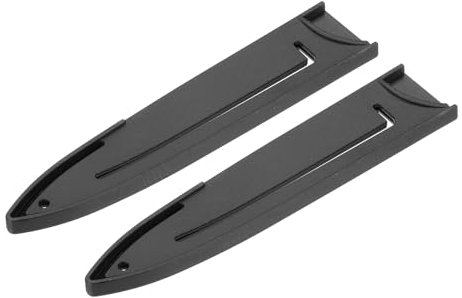 PATIKIL 2Pcs PP Custodia Universale Per Coltello, Fodera Protettiva Per Coltello Da 5 Per Cucina, Sala Da Pranzo, Nero