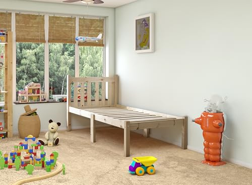 STRICTLY BEDS&BUNKS Brutus Heavy Duty Pine Bed Frame (Single)