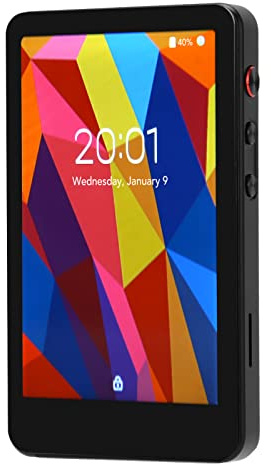 ERYUE Lettore MP4 HiFi con e WiFi Lettore Musicale Full Touch Screen da 4 Pollici per gli Amanti del Cinema MP4 con Batteria Li da 1500 MAh (Con scheda di memoria da 64 GB)