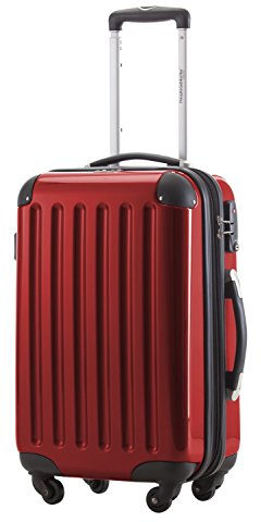 Hauptstadtkoffer Alex Valise Cabine 55x38x23 cm, 42 L, Serrure TSA, Trolley Rigide Extensible PC/ABS, 3,2 kg, 4 Doubles Roues, Rouge