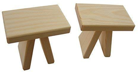 Tischlerei Stephani Erzgebirge Fensterbank Unterstellbank für Standfiguren - 2 Stück